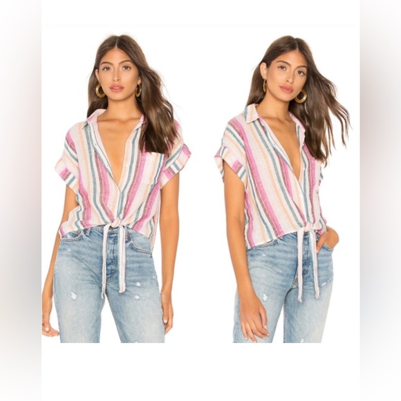 Rails Amelie Button Down in Avila Stripe small, great condition - Picture 1 of 9